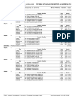 Horarios Facultad Humanidades