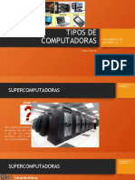 Tipos de Computadoras