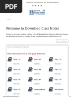 Class Notes (FBISE, Punjab, Sindh, KPK & Balochistan Boards)