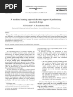 A Machine Learning Approach For The Support of Preliminary Structural Design