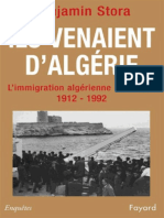 Benjamin Stora - Ils Venaient D'algerie - 1992