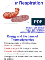 ZOO 111 (Lecture 11 - Cellular Respiration 2020)