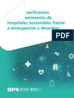 Listas de Verifi Cación Del Mantenimiento de Hospitales Sostenibles Frente A Emergencias y Desastres