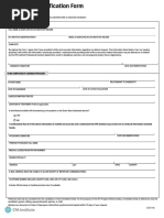 Physician Certification Form