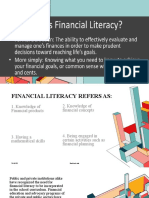 FINANCIAL LITERACYed110