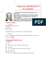 Cours Matrices Et Systemes Ecounomie