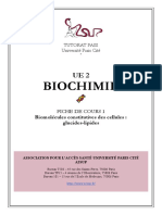 Biochimie 01 - Biomolécules Constitutives Des Cellules Glucides-Lipides