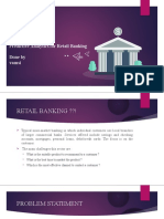 Predictive Analysis For Retail Banking