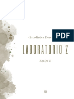 Laboratorio 2: - Estadística Descriptiva