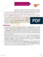 Classificação, Diagnóstico e Fisiopatologia Do Diabetes Mellitus