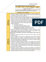 Sesión de Aprendizaje de Encuentros Familiares