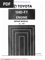 Toyota 1hd FT Engine Repair Manual