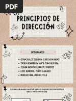 Principios de Direccion