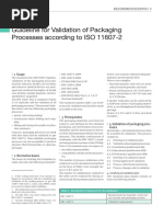 Guideline of Packaging Validation