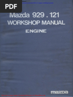 Mazda 929 121 Engine Workshop Manual