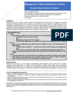 Management of Status Epilepticus 2022