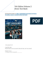 Art History 5th Edition Volume 2 Stokstad Cothren Test Bank