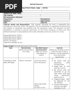 02 Method Statement For Unloading of MS Steel Beam, Angle and MS Plate