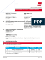 SDS Acetic Acid