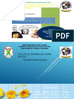 DE TALLER DE GRAMATICA TRANSFORMACIONAL - Grupo 2