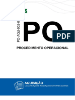 PO - AQU - .002 08 Qualificação e Avaliação de Fornecedores