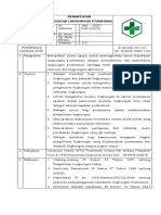 Sop Pemantauan Lingkungan Puskesmas