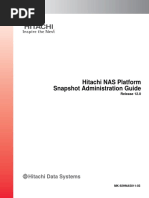 Hitachi Nas Platform Snapshot Administration Guide