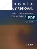 Economia Urbana y Regional Mario Polese