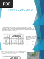 Prueba Matemáticas 2019