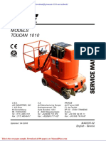 JLG Toucan 1010 Servicebook