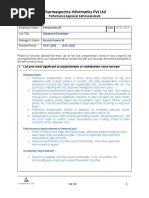 Periyasamy's Performance Appraisal - Self Assessment