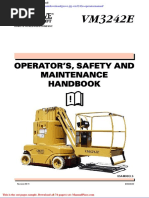 Grove JLG Vm3242e Operatormanual