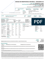 Sociedad de Beneficencia Española - Bes420901Cy3: RFC - Clave: Folio Fiscal UUID: Serie - Folio