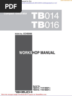 Takeuchi Tb014 Tb016 Workshopmanual Sec Wat