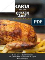 Carta Chickenjaus - Comidas