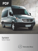 Mercedes Benz Sprinter 2010 Operators Manual