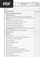 Quality Checklists Design