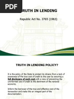 Truth in Lending Act Slides