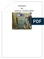 Mechanical Ventilation