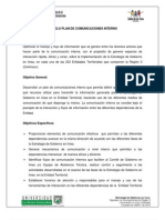 Modelo Plan de Comunicaciones Interno y Externo