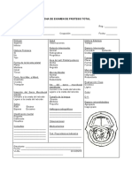 Ficha de Examen de Protesis Total