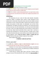 Sermão em Isaías 27.3 - 16 de Maio de 2023