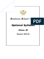 XI-Opt. Syllabus (2023-24)