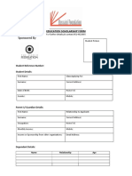 HF Education Form