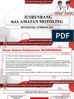 Tim 1 - Materi Musrenbang Kecamatan Motoling