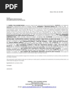 Carta Compromiso de Pago Honorarios