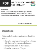 Measures of Association and Impact 2020 Edited