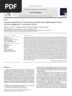 Genomic Determinants of Normal Tissue Toxicity After Radiotherapy For Head