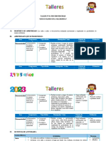 TALLERES 3,4 Y 5 AÑOS Semana 16