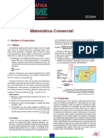 Teoria de Matemática Comercial